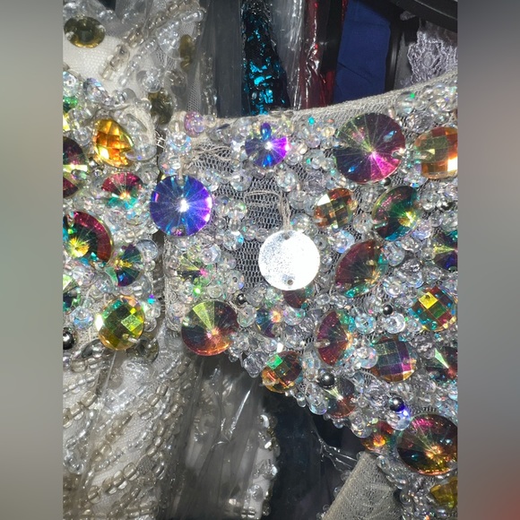 Blue Homecoming/ pageant/ dance/ prom short formal dress - Picture 4 of 4